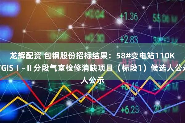 龙辉配资 包钢股份招标结果：58#变电站110KVGISⅠ-Ⅱ分段气室检修消缺项目（标段1）候选人公示